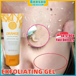 ⭐️SG STOCK⭐️ MINTOX Orange exfoliating whitening gel / Body Facial scrub / Moisturizing whitening Acne blackhead remover 去角质磨砂膏