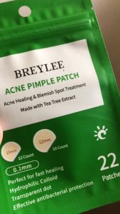 2 Packs BREYLEE Acne Pimple Patch Tea Tree Oil Pimple Patch Acne Pimple Healing Patch Zit Patch Acne Patch Hydrocolloid