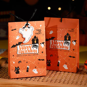 Hộp Đựng Bánh Quy Kẹo Halloween Tự Đứng 2025 Hộp Đựng Kẹo Cà Phê Kẹo Dẻo Bột Nướng Hộp Đựng Kẹo Dẻo Bột Nướng Tự Đứng