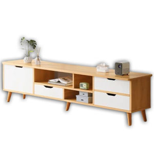 【In Stock-ships within 24H】TV Cabinet With Drawer Simple household livingroom low cabinet cabinet TV Console Rak Kabinet TV Media Storage Tanggung berat Kelembaban 电视柜