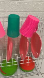 rak piring kawat rak dapur 2 susun serbaguna