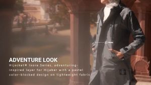 Jaket Hijab Ixora: Outerwear Waterproof untuk Wanita Hijaber