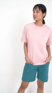 Forest Ladies Premium 100% Cotton Heavy Weight Boxy Cut Crew Neck T Shirt Women | Oversized T Shirt Perempuan - 822323