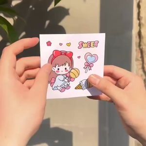 SIGVARD - Stiker tempel di HP / Buku / tumblr botol lucu sticker aeshtetic mini dan imut korea STC02