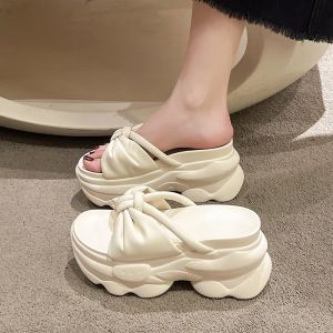 Slipper for Women 2024 Summer New Style Sponge Bottom Slippers Fashion Wedge Sandals for Women