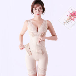 Vorstine หลังคลอด Shapewear ชุดสูทผู้หญิงไนลอนโพลีเอสเตอร์เซ็กซี่ Lace-รายละเอียดบางส่วน C เอว Tummy Control ชุดชั้นใน