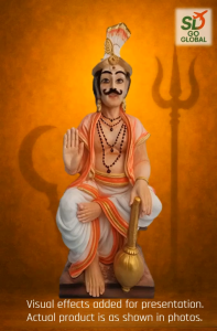 Muniswarar Idol – 30cm Polyresin Tamil Guardian Deity Statue for Home Temple & Spiritual Decor