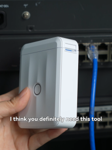 【Cable Label】NIIMBOT D11/D110/D101 Cable Label Sticker Waterproof Oil Proof No Glue Residue Communication Fiber Wire Tags Thermal Label Paper
