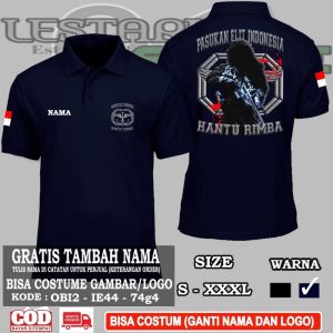 KAOS POLO KERAH HANTU RIMBA TERBARU