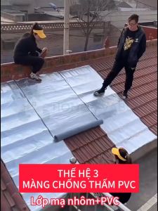 Thế hệ 3 LỚP MẠ NHÔM MÀNG CHỐNG THẤMMiếng dán chống thấm nướcCuộn 5 métBăng keo dán Mái TônXử lý dột mái sau bão