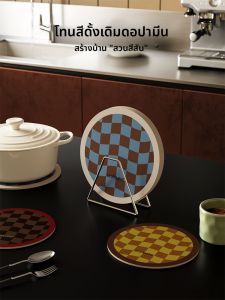 รองพื้นแก้วกาแฟหรูหรา รองพื้นรองแก้ว รองจาน รองกระเบื้อง รองพื้นสำหรับบาร์กาแฟ รองพื้นสำหรับโต๊ะทำงาน รองพื้นสำหรับโต๊ะเครื่องแป้ง