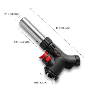 Bếp Gas Dã Ngoại Di Động Pandatour Đèn Khò Lửa Kèm Bộ Phận Đánh Lửa Dụng Cụ Nấu Nướng Hàn Kim Loại Thiết Kế Chắc Chắn Để Nấu Ăn