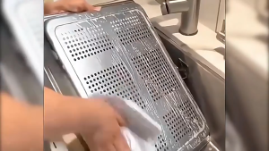 1 Pcs Wire Dishwashing Cloth Washing Scouring Pad Reusable Non Stick Oil Dishcloth Universal Faucet Gas Stove Pot Steel Wire Dish Scrubber