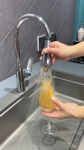 Đầu vòi nước tăng áp rửa bát xoay 360 độ 3 chế độ nước đa năng quả loe