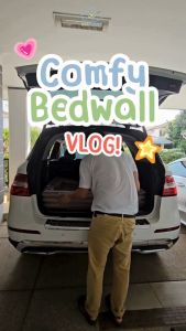 Bed Care for Pet "Comfy Bed Wall" (คอกฟรี้) คอกที่นอนที่พกพาสะดวก "รุ่นสะท้อนน้ำ" สีน้ำตาล