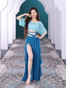 Belly Dance Practice Suit Womens Spring Summer New Style Beginner Performance Costume Set Pants Belly Queen T5566