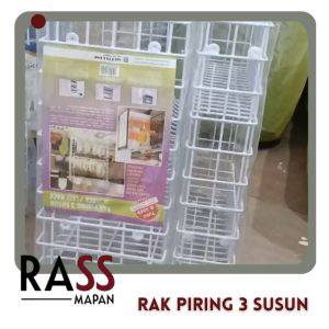 Rak Piring 3 Susun B-30ED+T B 30 E B30ED B 15E merk Modeline