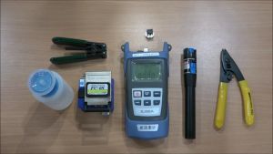 ชุดเครื่องมือไฟเบอร์ ออฟติก Fiber optic ชุดเข้าหัวไฟเบอร์ fast connector เครื่องมือเข้าหัวไฟเบอร์ออฟติก