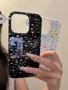 Full Screen Colorful Gold Fish iPhone 17 pro Max Case Womens Style Protective Cover Anti-Fall Creative Shockproof Apple Shell