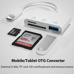 Type C Adapter TF CF SD Memory Card Reader OTG Writer Compact Flash USB-C for iPad Pro Huawei MacBook Samsung Xiaomi CardReader