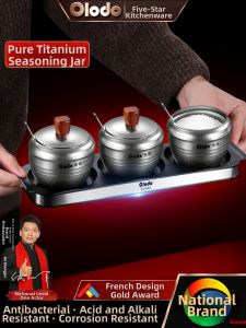 Olodo | Pure Titanium High-End Luxury Spice Container