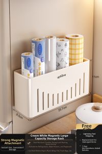 Auzzo | Magnetic No-Drill Large Capacity Wall-Mounted Storage Rack