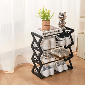 Kệ Để Giày 4 Tầng Hình Chữ X Đơn Giản – Tiện Lợi & Thẩm Mỹ Cho Mọi Không Gian