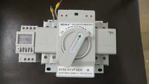 COMBO Bộ chuyển nguồn tự động ATS 2P 63A và Timer Tháng.