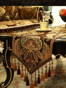 American Retro Table Runner Accessible Luxury Classy Coffee Table Tablecloth Fancy TV Cabinet Table Runner Chinese Zen Fancy