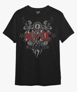 Kaos distro ACDC Black Ice rock band legend
