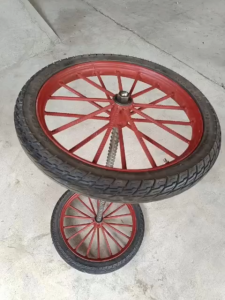 Bánh xe ba gác bánh xe bò bánh xe cải tiến bánh Xe lôi 14 & 18 nan trục Banhxekeo37Rc (09-87//28-3//19-1)