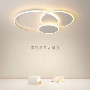 【Manila Stock】Ceiling Light Modern Design Chandelier Ceiling Light LED Tricolor Center Light Ceiling Lights For Living Room Bedroom Stairs Corridor Balcony Lights For High Ceiling Super Bright Design Decor Lamp Indoor Lighting