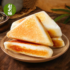 Handmade Triangle Rice Cake Semi-Finished Product Specialty Chengdu Triangle Cake Finished Fermented Rice Cake Snacks Breakfast