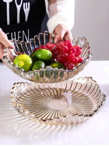 Thùng Đựng Trái Cây Bằng Thủy Tinh Pha Lê Sang Trọng Scandinavia Phong Cách Phòng Khách Bàn Trà Nhà Hàng Ăn Nhẹ Cảm Giác Cao Cấp