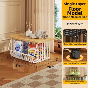 evesigar | Multilayer Movable Storage Rack Bath Organizer