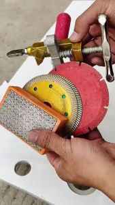 Mata Gergaji Gerinda Mesin Pemotong Keramik Granit Dry 1.2mm & Chuck Bor Kepala Gerinda Bor Bobok