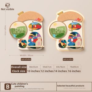 HAOJIUBUJIAN | Dopamine Style Creative Silent Wall Clock