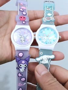 LAKOE Jam Tangan Sanrio Anak Jam Tangan Silikon Kids Watch Melody Kuromi