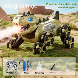 Xe Điều Khiển Từ Xa Khủng Long Y12 Đồ Chơi Drift RC Với Chức Năng Phun Sương Xe Địa Hình 8 Bánh Dẫn Động Tay Khớp Nối Biến Hình Dành Cho Trẻ Em