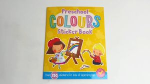 Preschool Colours Sticker Book with Activities & 250+ Stickers For Kids