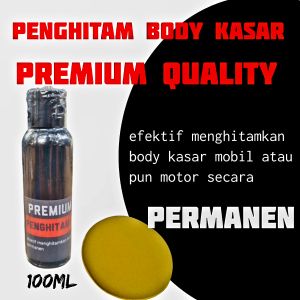 Penghitam body kasar motor/mobil PERMANEN