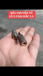 Đầu chuyển lỗ 2.5mm sang giắc 3.5mm