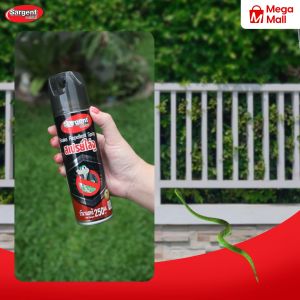 Sargent ซาเจ้นท์ สเปร์ยไล่งู ป้องกันงูเข้ามารบกวนในบ้าน 600 ml. 1 กระป๋อง By Mega Mall