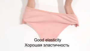 FINETOO Thread Cotton Female Panties V-shaped Simple Briefs for Women Fashion Solid Color Intimates Underwear