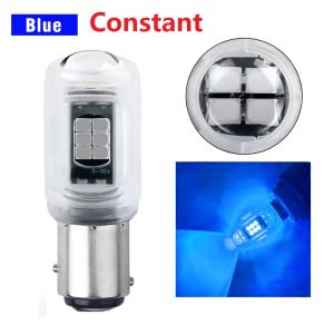 2Pcs 1157 BAY15D P21/5W LED Bulbs Constant/Strobe Flashing Turn Signal Lamp Canbus For Car/Motorcycle Reverse Brake Lamp 12V DRL