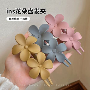 Large Size Flower Hair Clip Womens New Style Elegant Sensation Back of Head Duckbill Hair Clip Hair Accessories Hair Grips