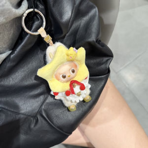 Labubu 4.0 Mini Clown Doll Clothes Star Headwear Sweet Cute Style Suitable for Trendy Doll Body Size 10.5cm in Stock