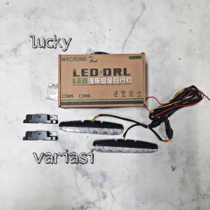 lampu DRL fortuner + sein universal