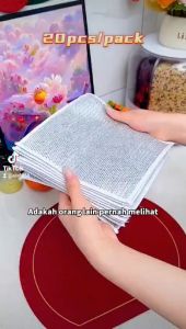 KAIN CUCI PIRING KAWAT HALUS UNTUK MEMBERSIH PANCI DAPUR DAN TIDAK MERUSAK PANCI DLL