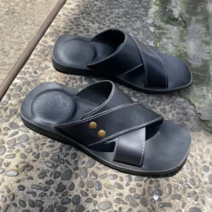 Sandal Kulit Sapi Asli Pria – Handmade Premium Cibaduyut